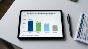 Vergleich der Auszahlungsquoten bei Pferdewetten